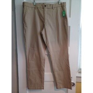 GAP new khaki chino pants 38/30 cotton twill straight leg classic neutral prep